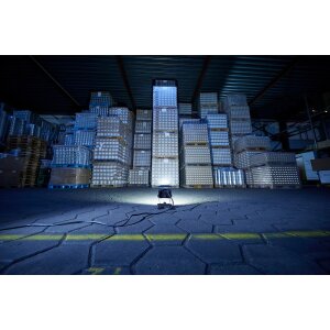 B-Ware LED Blackline Baustrahler mit Standfuß
