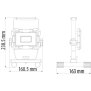 B-Ware LED Blackline Baustrahler mit Standfuß