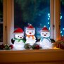 B-Ware LED Weihnachtsfiguren mit integriertem Timer 3er Set Pinguin