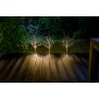 LED Sträucher Birkenoptik Weihnachtsdeko Outdoor | 3X 32 warmweiße LEDs | 85cm hoch | elastische