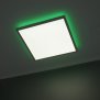 B-Ware Northpoint LED Panel 35W 3000 Lumen Warmweiß / Kaltweiß Mood RGB Hintergrundbeleuchtung Fernbedienung 60x60cm