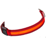 Northpoint LED Hundehalsband in Größe M in Rot mit Akku und Blinkfunktion 3-6 Stunden in Betrieb