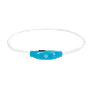 LED Leuchtband für Hunde in Blau Hundehalsband mit...