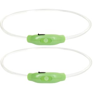 LED Leuchtband für Hunde in Grün mit...