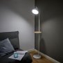 Northpoint LED Stehlampe Deckenfluter Warmweiß Kaltweiß 7W mit 10W Wireless Charging drahtloser QI Ladestation
