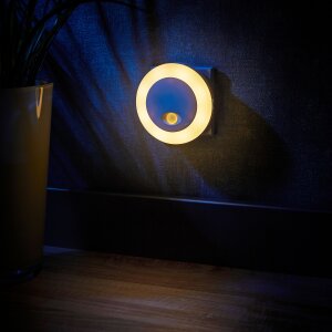 LED Nachtlicht für die Steckdose Bewegungsmelder 2x...