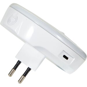LED Nachtlicht für die Steckdose Bewegungsmelder 2x seitlicher USB Ladeanschluss - 1 Stück
