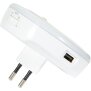 LED Nachtlicht für die Steckdose Bewegungsmelder 2x seitlicher USB Ladeanschluss - 1 Stück