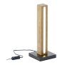 B-Ware LED Holz Stehlampe Stehleuchte Lichtsäule 36cm mit Netzkabel und Schalter