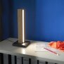 B-Ware LED Holz Stehlampe Stehleuchte Lichtsäule 36cm mit Netzkabel und Schalter