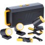 LED 3x KFZ Arbeitsleuchten Inspektionslampen mit integriertem 2000mAh Akku 3er-Set mit Ladekoffer 2