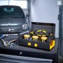 LED 3x KFZ Arbeitsleuchten Inspektionslampen mit integriertem 2000mAh Akku 3er-Set mit Ladekoffer 2