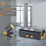 LED 3x KFZ Arbeitsleuchten Inspektionslampen mit integriertem 2000mAh Akku 3er-Set mit Ladekoffer 2