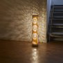 B-Ware LED Lichtsäule Stehlampe 64cm Creme Warmweiß Dimmbar Farbwechsel