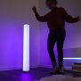 B-Ware Northpoint LED Lichtsäule Digital RGB 1m hoch Fußtrittschalter Soundsensor