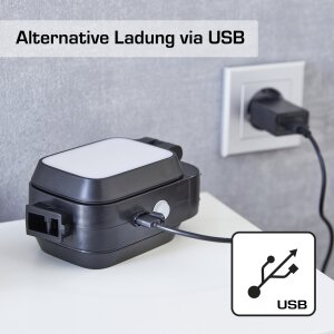 B-Ware Solar LED Strahler mit Bewegungsmelder integrierter Timer 4000K Farbtemperatur