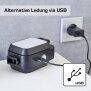 B-Ware Solar LED Strahler mit Bewegungsmelder integrierter Timer 4000K Farbtemperatur