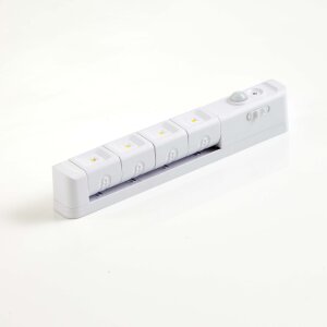 LED Sensorleuchte mit 4 drehbaren Leuchtelementen - Sensorleuchte mit drehbaren Leuchtelementen