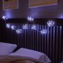 B-Ware 200 LED Lichterkette Weihnachten Sparkling Leuchtball 180cm lang Feuerwerk Pusteblume mit 5m