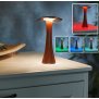 B-Ware Northpoint Design Akku Tischlampe mit Farbwechselfunktion 1200mAh Akku Kupfer
