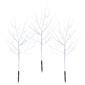 B-Ware LED Sträucher Birkenoptik Weihnachtsdeko...