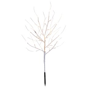 B-Ware LED Sträucher Birkenoptik Weihnachtsdeko Outdoor | 3X 32 warmweiße LEDs | 85cm hoch