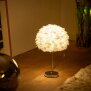 B-Ware LED Feder Tischlampe Schreibtischlampe Chrome Finish Metall Standfuß 43cm hoch ohne