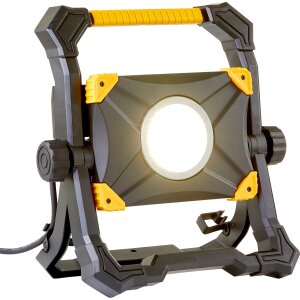 B-Ware LED Baustrahler Arbeitsstrahler 100W 9000 Lumen mit USB-Ausgang stufenlos dimmbar rückseitige