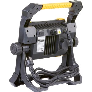B-Ware LED Baustrahler Arbeitsstrahler 100W 9000 Lumen mit USB-Ausgang stufenlos dimmbar rückseitige