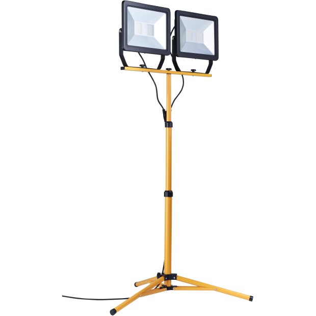 B-Ware LED Baustrahler 2 x 100W 1,6m Stativ 2x 8000 Lumen 6500K
