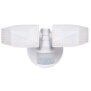 B-Ware LED Strahler 2 Fluter-Köpfe Bewegungsmelder Schwenkbar 400 Lumen Weiß
