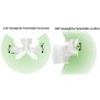 B-Ware LED Strahler 2 Fluter-Köpfe Bewegungsmelder Schwenkbar 400 Lumen Weiß