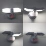 B-Ware LED Strahler 2 Fluter-Köpfe Bewegungsmelder Schwenkbar 400 Lumen Weiß