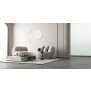 LED Design Wandleuchte Backlight Weiß Ø15cm Deckenlampe indirektes Licht Ambientelicht - Weiß S