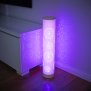 LED Lichtsäule Stehlampe 64cm Creme RGBW Warmweiß Dimmbar Farbwechsel