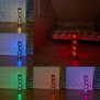 LED Lichtsäule Stehlampe 64cm Pusteblume RGBW Warmweiß Dimmbar Farbwechsel