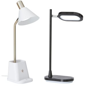 LED Schreibtischlampe mit Wireless Charging, dimmbar...