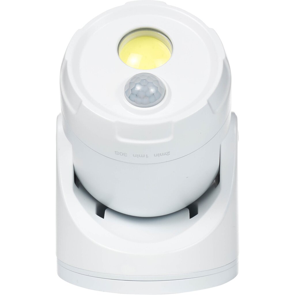 B-Ware LED Batterie Spot Strahler mit Bewegungsmelder Weiß