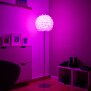 LED Feder Stehleuchte Stehlampe Nickel Matt-Optik - Stehlampe Nickel Matt 150cm ohne Leuchtmittel