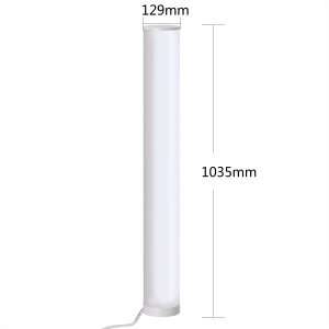 LED DIY Lichtsäule glatt Stehlampe Standleuchte Stehleuchte ca. 103 cm hoch dimmbar Farbwechsel mit