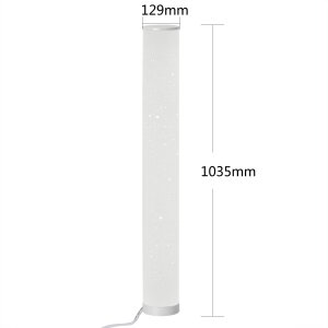 LED DIY Lichtsäule Sternenmuster Stehlampe Standleuchte Stehleuchte ca. 103cm hoch dimmbar - Funkel
