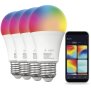 LED Smarte Glühbirne E27 9W 800lm Warmweiß Kaltweiß Bunt WLAN Tuya Smarthome 4 Stück