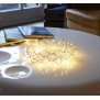 Northpoint LED Licht Kranz 3er-Set 30cm Ø Rosegold drahtgeflecht mit warmweißer LED Beleuchtung mit Batterien und integriertem Timer