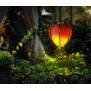 Northpoint LED Solar Laterne Heißluftballon Windlicht Metall-Gestell Kunststoff Außenbereich Dekoration Garten Solarpanel Rot Grün
