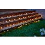 B-Ware LED Lichterschlauch Solar LED-Kette mit Solar Panel 100 LEDs Warmweiß ca. 7,5 m lang