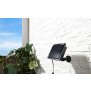 B-Ware LED Lichterschlauch Solar LED-Kette mit Solar Panel 100 LEDs Warmweiß ca. 7,5 m lang