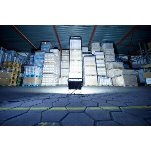 B-Ware LED Blackline Baustrahler mit Standfuß (150W, 12500 Lumen, IP65) #1