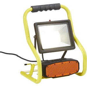 LED Baustrahler Arbeitsstrahler 30W 4000K Tageslichtweiß mit Bluetooth Lautsprecher IP44