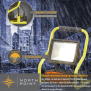LED Baustrahler Arbeitsstrahler 30W 4000K Tageslichtweiß mit Bluetooth Lautsprecher IP44