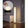 B-Ware Northpoint LED Lichtsäule glatt Stehlampe Standleuchte Stehleuchte ca. 103cm hoch dimmbar Farbwechsel mit Fernbedienung und Schalter